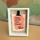 "Have Some Fun Today" Signature Shadowbox — Original Hand-Painted Canvas in White Oak & Linen | The Joe Rado Series
