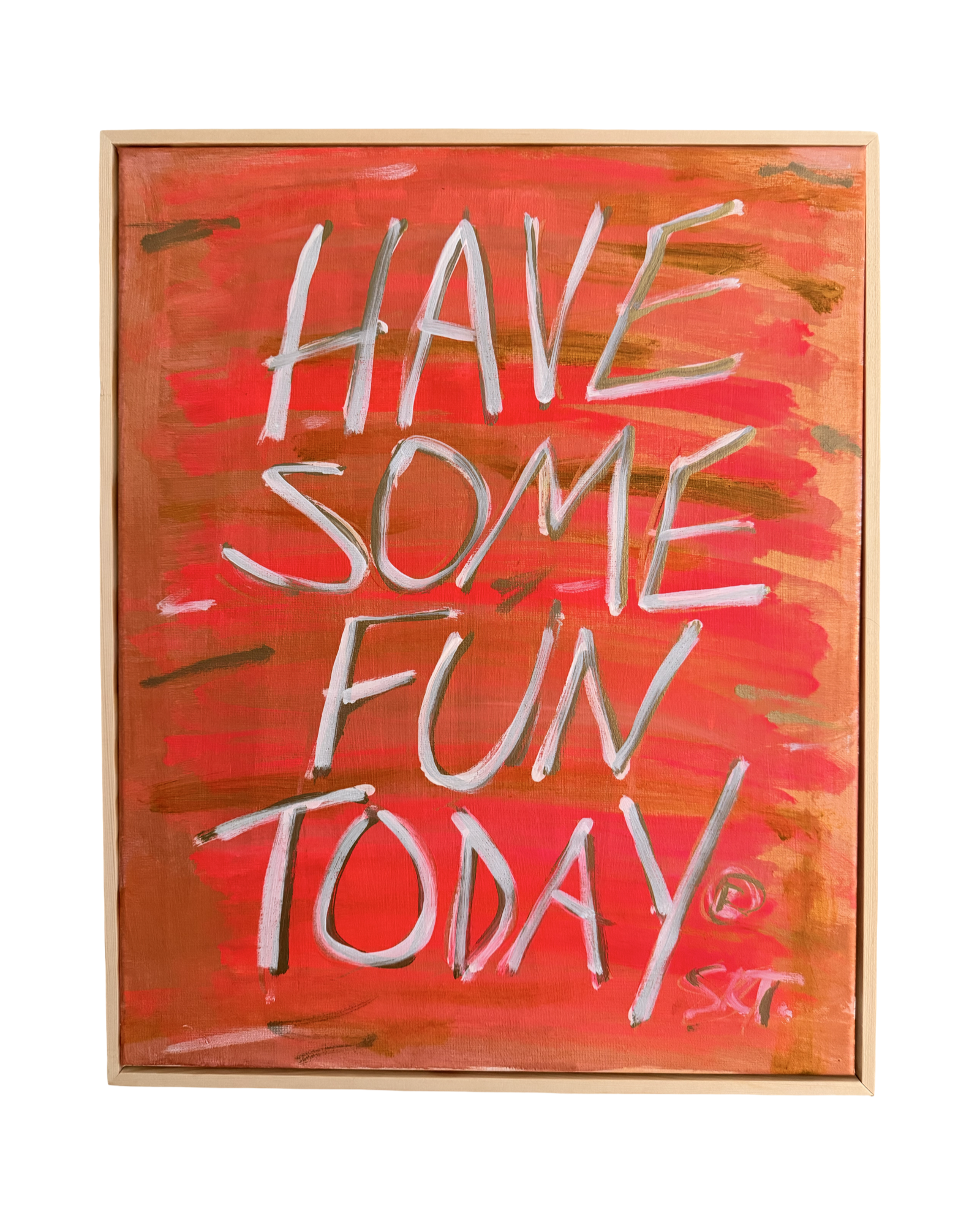 HSFT No. 7 — Untitled (Hot Pink & White), 2026