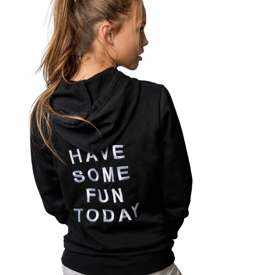 Black stylish hoodie hotsell